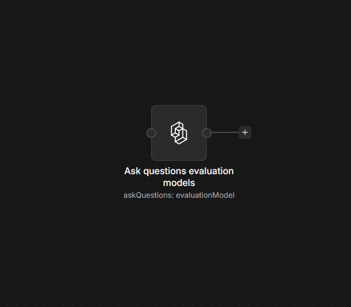 TypeSafe Evaluate Content node on an n8n workflow canvas